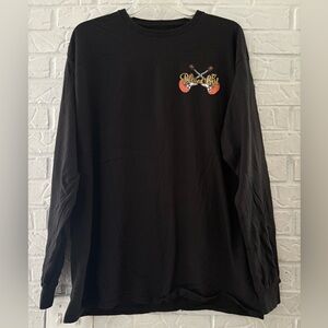 Blessed Girl Guitar Design Black Long Sleeve Tee